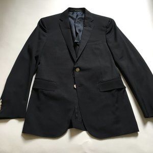 New $1495 38R, Ralph Lauren Black Label,Wool, Navy 2-Button Blazer